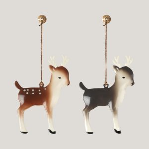 décorations de Noël Bambi en métal