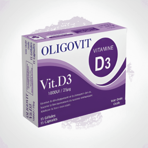 OLIGOVIT VITAMINE D3 1000UI 15 GELULES