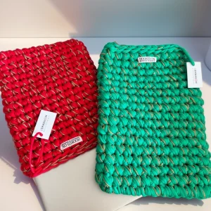 Pochette Ordi avec Fil doré/argenté