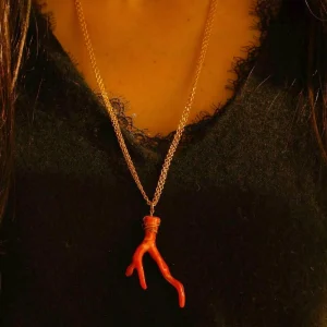 Sautoir Corail Double Chaine