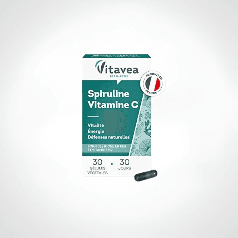 VITAVEA spiruline vitamine C 30 gelule