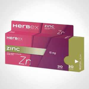 Zinc HERBEX 20 capsules