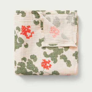 Couverture lange Géranium