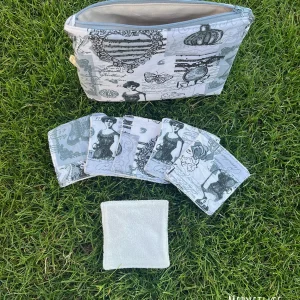 Pochette et ses 6 lingettes « boudoir »